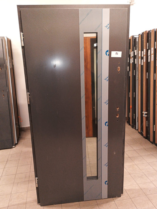 Drzwi zewnętrzne Disting Otello 35B - 2 gatunek kolor ANTRACYT "90" lewe