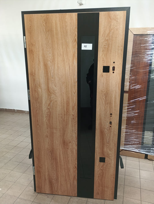 Drzwi zewnętrzne Normal Plus Torino 13B - 2 gatunek kolor DĄB TURNER "90" lewe