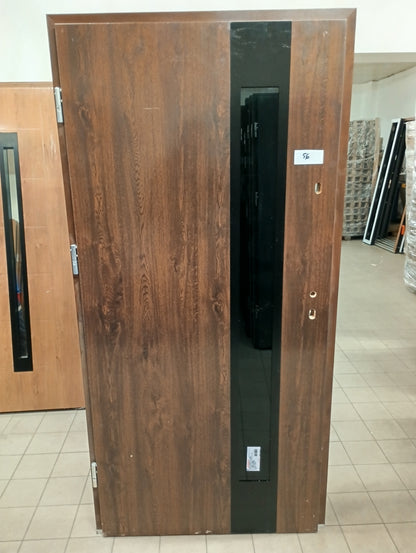 Drzwi zewnętrzne Disting Torino 13B - 2 gatunek kolor ORZECH "90" lewe