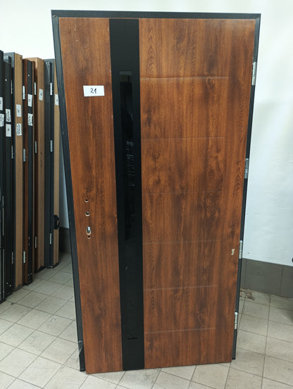 Drzwi zewnętrzne Normal Plus Vento 12B - 2 gatunek kolor ZŁOTY DĄB "90" prawe