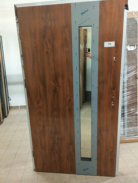 Drzwi zewnętrzne Basic Otello 05B - 2 gatunek kolor ZŁOTY DĄB "100" lewe