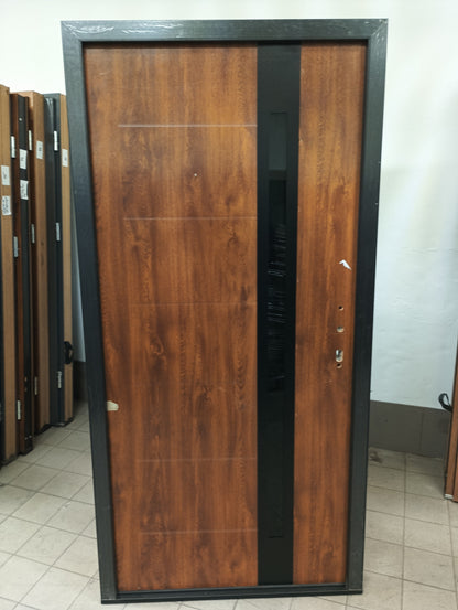 Drzwi zewnętrzne Normal Plus Vento 12B - 2 gatunek kolor ZŁOTY DĄB "90" prawe