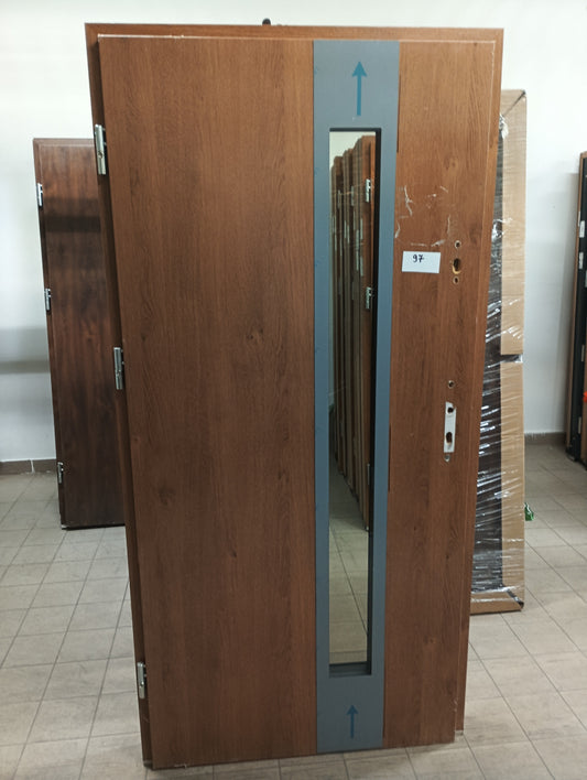 Drzwi zewnętrzne Disting Otello 35B - 2 gatunek kolor WINCHESTER "90" lewe