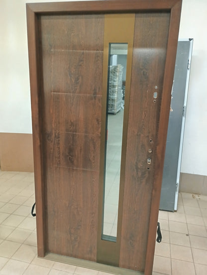 Drzwi zewnętrzne Disting Astre 13B - 2 gatunek kolor ORZECH "90" prawe